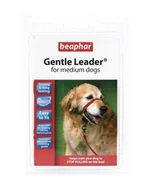 Obroże dla psów - Beaphar Gentle Leader czerwona obroża uzdowa dla psów rozmiar M - miniaturka - grafika 1