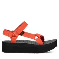Sandały damskie - Sandały Teva Flatform Universal 1008844 Czerwony - miniaturka - grafika 1