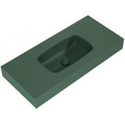 Umywalki - Elita Dimple umywalka 100,8x46 cm ścienna prostokątna zielony mat 168864 - miniaturka - grafika 1