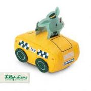 Zabawki sensoryczne - Lilliputiens Miękkie auto z napędem pull-back Smok Joe 18 m+ - miniaturka - grafika 1