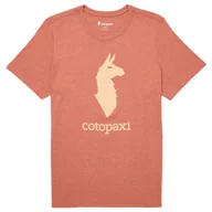 Koszulki sportowe męskie - Koszulka męska Cotopaxi Cotopaxi Llama T-Shirt Rozmiar: L / Kolor: czerwony/brązowy - miniaturka - grafika 1