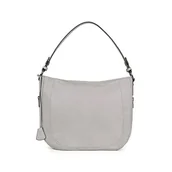 Torebki damskie - Hexagona Damska Paris Sauvage Collection-Petrol Blue e-in Supple Fat Calfskin Shoulder Teczka-Tornister Crossbody Torba kurierska, L: 30 x p: 12 x wys.: 25 cm, Gris Clair, L : 30 x p : 12 x h : 25 cm - miniaturka - grafika 1