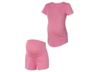 Piżamy damskie - esmara® Piżama ciążowa, podkreślająca figurę (Różowy, XS (32/34)) - miniaturka - grafika 1