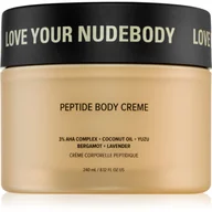 Balsamy i kremy do ciała - Nudestix Nudebody Peptide Body Cream nawilżający krem do ciała z peptydami 240 ml - miniaturka - grafika 1