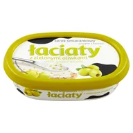 Szybkie dania obiadowe - Serek Śmietankowy Łaciaty 135G Zielone Oliwki - miniaturka - grafika 1