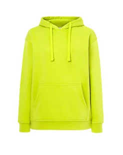 Bluza dresowa  męska z kapturem kolor neon żółty roz.XXL - Bluzy męskie - miniaturka - grafika 1