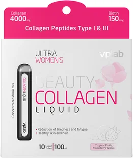 Suplement diety VPLab Collagen Ultra Women's Liquid 10x10 ml (5060255359891) - Suplementy naturalne - miniaturka - grafika 1