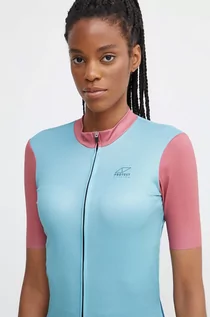 Koszulki sportowe damskie - Protest t-shirt rowerowy Prtadieu kolor niebieski z półgolfem 1639100 - grafika 1