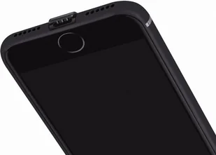 Etui na telefon komórkowy Apple iPhone 8 Plus Bumper Case Black Silicone Cover - Etui i futerały do telefonów - miniaturka - grafika 1