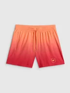 Kąpielówki męskie - 4F Spodenki plażowe boardshorty męskie - pomarańczowe XXL - miniaturka - grafika 1