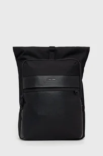 Calvin Klein plecak męski kolor czarny duży gładki - Plecaki - miniaturka - grafika 1