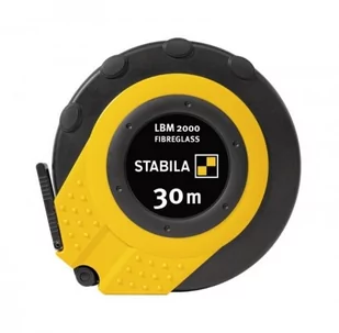 Taśma miernicza Stabila LBM 2000, z włókna szklanego, 30 m, w obudowie - Poziomice, łaty, miary - miniaturka - grafika 1