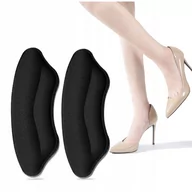 Pielęgnacja stóp - Zapiętki Piankowe Do Butów Obtarcia Pięty Wklejane, Czarny - miniaturka - grafika 1