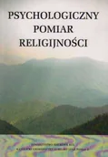 Filozofia i socjologia - TOWARZYSTWO NAUKOWE KUL Psychologiczny pomiar religijności Marek Jarosz - miniaturka - grafika 1