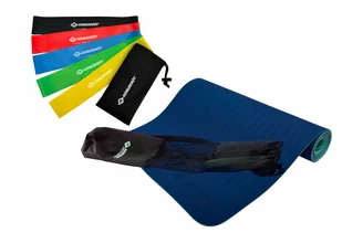Schildkröt Suspension Trainer + Schildkröt Mini Resistance Bands + Schildkröt Yoga Mat 4 mm Bicolor Navy/Mint - Gumy, taśmy, ekspandery - miniaturka - grafika 1