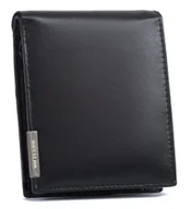 Portfele - Męski skórzany portfel Ronaldo bez zapięcia duża portmonetka na karty i gotówkę z ochroną RFID, czarny - miniaturka - grafika 1