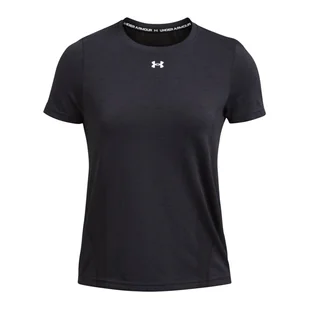 Damska Koszulka z krótkim rękawem UNDER ARMOUR VANISH SEAMLESS LOOSE SS 1384406-001 – Czarny - Koszulki i topy damskie - miniaturka - grafika 1