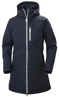Kurtki damskie - Helly-Hansen Helly Hansen Damska długa Belfast zimowa 3 w 1 odpinana izolator, wodoodporna kurtka granatowy M 62395-597-Medium - miniaturka - grafika 1