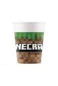 Dekoracje sali - Kubeczki papierowe Minecraft 200ml 8szt - miniaturka - grafika 1