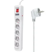 Listwy zasilające - Libox Listwa zasilająca Listwa zasilająca przeciwprzepięciowa 3m LBR-3 - miniaturka - grafika 1