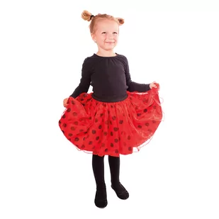 Rappa Spódniczka dziecięca Tutu Biedronka w kropki - Stroje karnawałowe - miniaturka - grafika 1