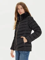 Kurtki damskie - Geox Kurtka puchowa Calithe W4626T T3122 F9000 Czarny Regular Fit - miniaturka - grafika 1