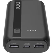 Powerbanki - Powerbank CELLULARLINE Entry 10000 mAh 12W Czarny - miniaturka - grafika 1