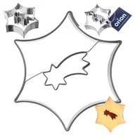 Formy do ciast - Wykrawacz do ciastek stalowy gwiazdka gwiazda betlejemska 5,5 cm - miniaturka - grafika 1