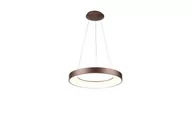 Lampy sufitowe - Lampa wisząca okrąg Santana AZ5007 LED 50W pilot brązowa - miniaturka - grafika 1