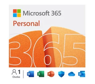 Microsoft 365 Personal [USŁUGA CYKLICZNA] - Programy finansowe i kadrowe - miniaturka - grafika 1
