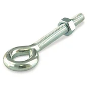 Śruby i nakrętki - Śruba z końcówką oczkową M6 x 40 x 60 x 10 mm z nakrętką ocynk - miniaturka - grafika 1