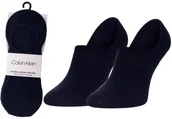 Skarpetki męskie - CALVIN  KLEIN SKARPETKI STOPKI MĘSKIE 2 PARY NAVY 100001919 005 - Rozmiar: 40-46 - miniaturka - grafika 1