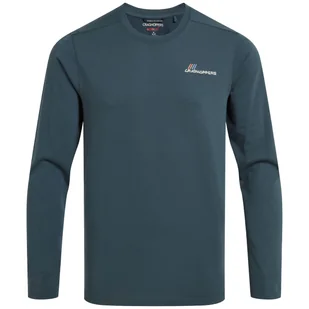 Koszulka męska Craghoppers Nosilife Abel Long Sleeved T-Shirt Rozmiar: XL / Kolor: ciemnoniebieski - Koszulki sportowe męskie - miniaturka - grafika 1