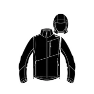 Kurtki męskie - CMP - Męska kurtka Zip Hood z odpinanymi rękawami, czarny, 54 - miniaturka - grafika 1