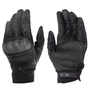 Oakley - Rękawice taktyczne SI Factory Pilot Gloves 2.0 - Czarne - FOS900167-001 - Odzież taktyczna i umundurowanie - miniaturka - grafika 1