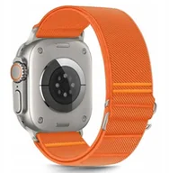 Akcesoria do smartwatchy - TECH-PROTECT NYLON SLIP APPLE WATCH 6 / 7 / 8 / 9 / 10 / SE / ULTRA 1 / 2 44 / 45 / 46 / 49 MM ORANGE - miniaturka - grafika 1