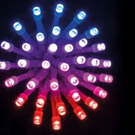 Dekoracje sali - Fééric Lights and Christmas Lampki zewnętrzne wielokolorowe, 100 LED - miniaturka - grafika 1