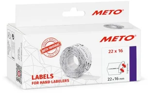 Meto Etykiety do oznaczania cen – formularz « A consommer jusqu'au » (22 x 16 mm, 2-wierszowe, 6000 etykiet cenowych, białe, trwałe - Cenówki - miniaturka - grafika 1