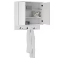 Szafki łazienkowe - Szafka do łazienki, wisząca, zamknięta, 60x20x60 cm, biel, mat - miniaturka - grafika 1
