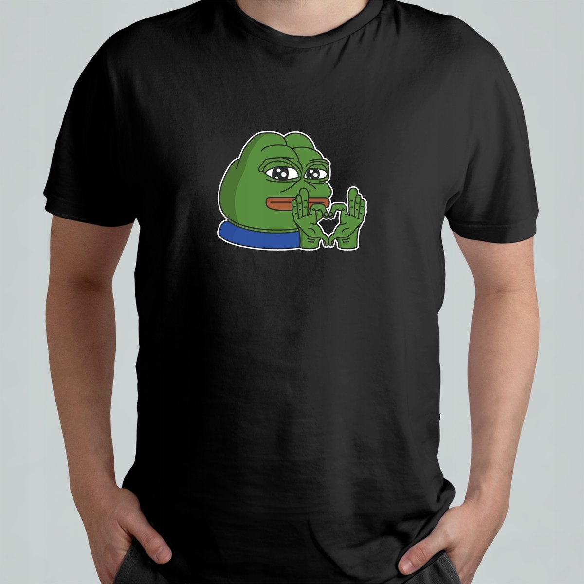 Koszulka T-shirt Męski Żaba Pepe Pepe the Frog L