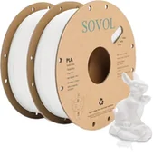 Filamenty i akcesoria do drukarek 3D - filament do drukarek 3D, rezystancja okablowania, dokładność wymiarowa, 2 kg biały - miniaturka - grafika 1