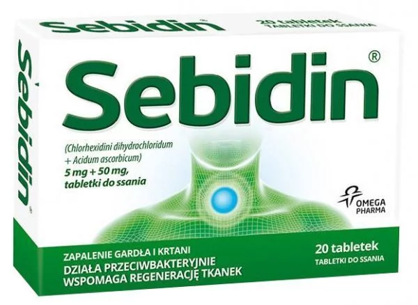 GlaxoSmithKline Sebidin 20 szt.