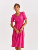 Sukienki - Sukienka damska różowa - SSU4670RO sukienka - TOP SECRET - Odzieżowy sklep internetowy TOP SECRET - miniaturka - grafika 1