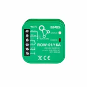 Bezpieczniki elektryczne - Supla Sterownik WiFi ROW-01 dopuszkowy 16A 3600W - miniaturka - grafika 1