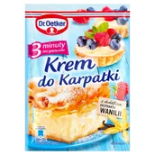 Dodatki do ciast w proszku - Dr. Oetker Krem do karpatki 3 minuty 115 g - miniaturka - grafika 1