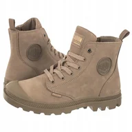 Buty trekkingowe damskie - Buty Trapery Damskie Palladium Pamp Hi Zip 96440 Beżowe - miniaturka - grafika 1