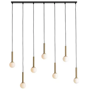 Wisząca lampa kaskada Riu 1121T40 Aldex do salonu molekuły czarna - Lampy sufitowe - miniaturka - grafika 1