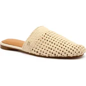 Klapki i japonki damskie - Tommy Hilfiger Klapki | z dodatkiem skóry - miniaturka - grafika 1