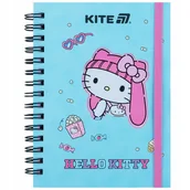 Notesy i bloczki - Kołonotatnik Notes Fioletowy 80 Kartek Hello Kitty Kite - miniaturka - grafika 1