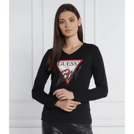 Bluzki damskie - GUESS Bluzka ICON | Regular Fit - miniaturka - grafika 1